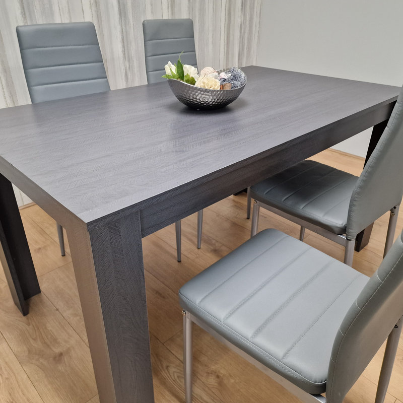 Miori Dining Set, 75 H x 140 L x 80 W cm