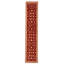 Tapis unique rouge foncé 2 pi 7 po x 14 pi 5 po