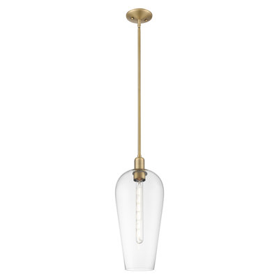 Downtown Urban - Chelsea - 1 Light 8" Stem Hung Mini Pendant - Shade