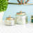 Glass Decorative Jars with Metal Lids Set-1533107484