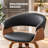 Devlin Faux Leather Upholstered Swivel Mid-Century Stools-1858617244-1858617246
