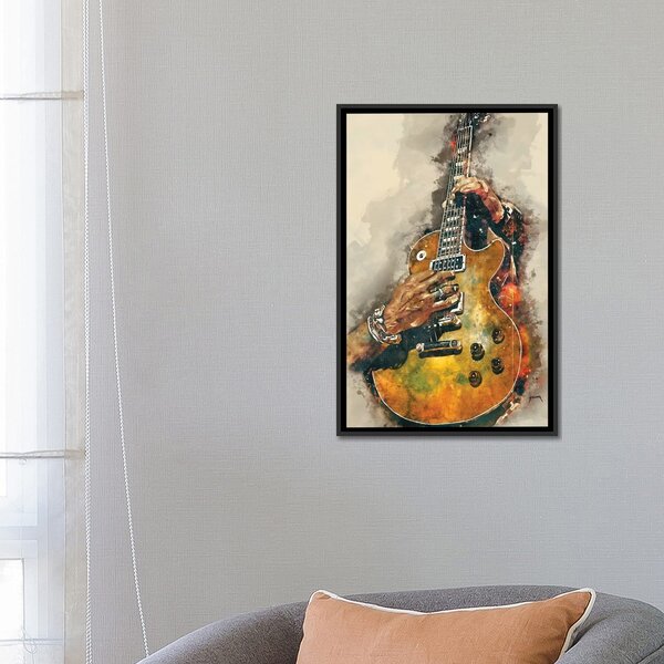 Bless international Slash's Electric Guitar Framed Print & Reviews ...