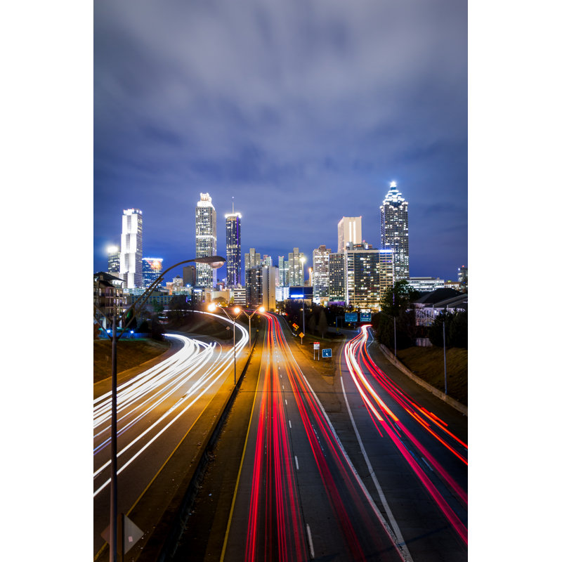 Jackson Street Bridge by Photographer - Wrapped Canvas Print, 30cm H x 20cm W