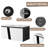 40" Wall-Mounted Bathroom Vanity With Ceramic Sink