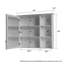 Armoire à pharmacie murale avec tablettes fixes l 34 po x H 30 po-965754225