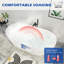 67"L x 31''W Double-End Large Oval Acrylic Soaking Bathtub With Chrome Drain