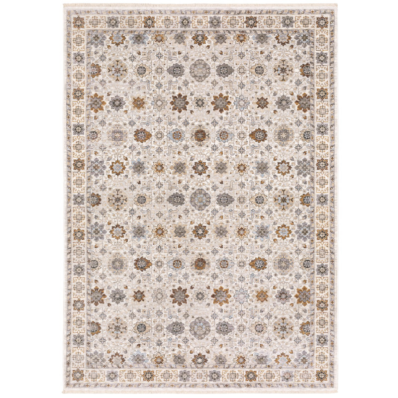 Tapis tissé à la machine Atherine, Rectangle 7 pi 10 po x 11 pi 2 po