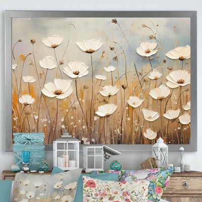 Beige fleurs de jardin murmures III
