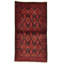 Tapis décoratif en laine de conception unique noué à la main New Age de 3 pi 4 po x 6 pi 3 po Betthezel
