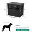 Niche pour chien avec loquet verrouillable pour animaux de compagnie de taille moyenne à grande-115697977-115697978