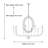 Deniyah 10 - Light Candle Style Geometric Chandelier