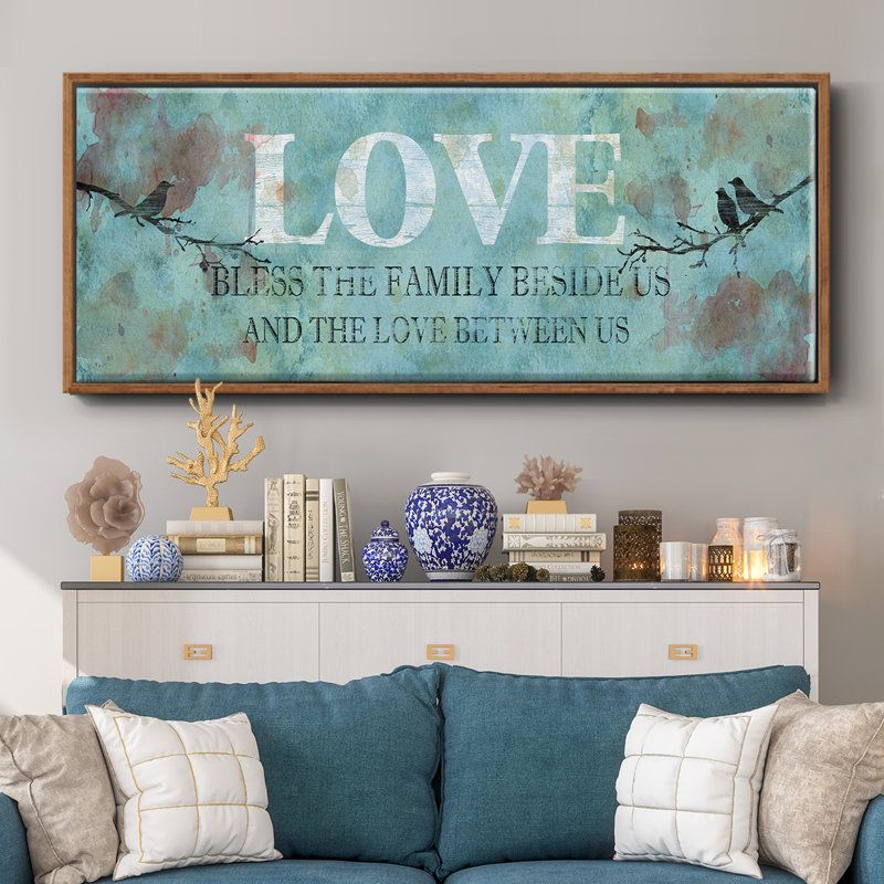 Amour entre nous - toile encadrée