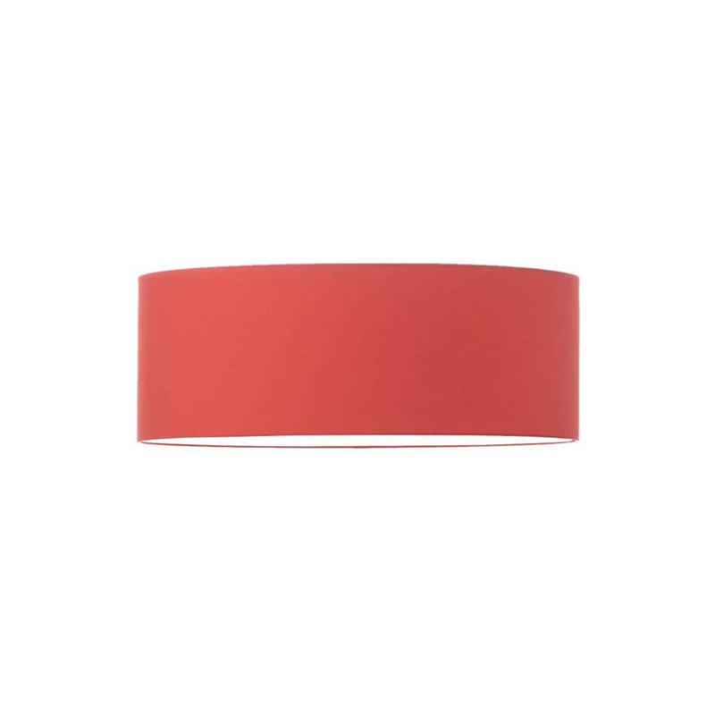 Audrionna Flush Mount, Red, 15cm H x 30cm W x 30cm D