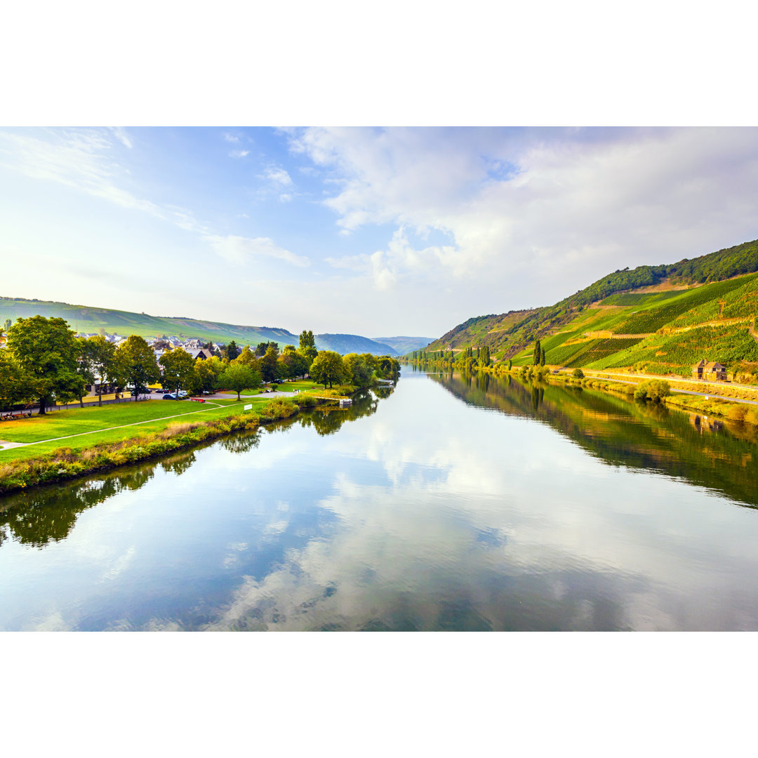 Fluss Mosel von Meinzahn - Leinwandbild