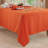 Polyester Table Cover | Washable Fabric | Wrinkle Resistant | Tablecloth For Banquets, Weddings, Parties And More, 108", Black-1724286467-1619667093