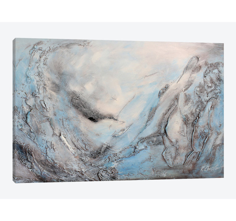 « tranquility », reproduction sur toile, H 26 po x l 40 po x P 1,5 po, Toile tendue, Pas de tapis