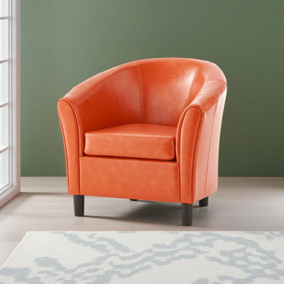 Fauteuil club en similicuir