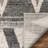 Lakel Minas Distressed Geometric Diamond Pattern Power Loom Grey Area Rug-49775224
