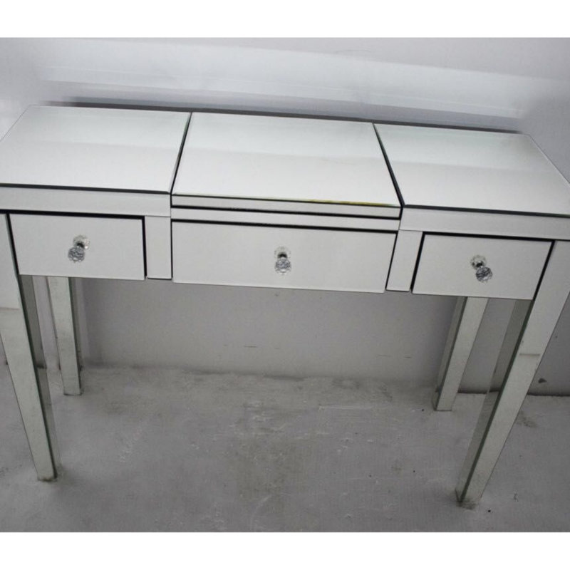 Huff 36'' Glass Top Console Table