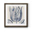Indigo floral sur lin VI - reproduction encadrée de qualité supérieure - prêt à être accroché - impression encadrée sur papier-1607623002-1607622980-1607652894