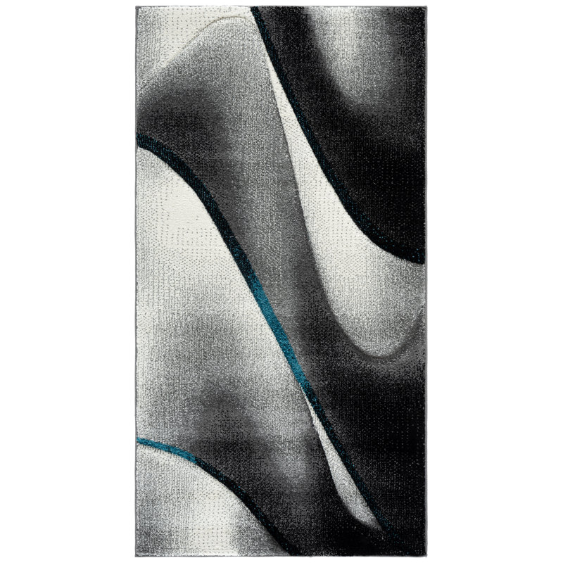 Vilica Performance Abstract Rug, Rectangle 2'7" x 5'