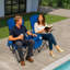 Chaise de camping double pliante avec auvent pour 2 adultes Causeuse d'extérieur avec sac isotherme Porte-gobelets-122057325