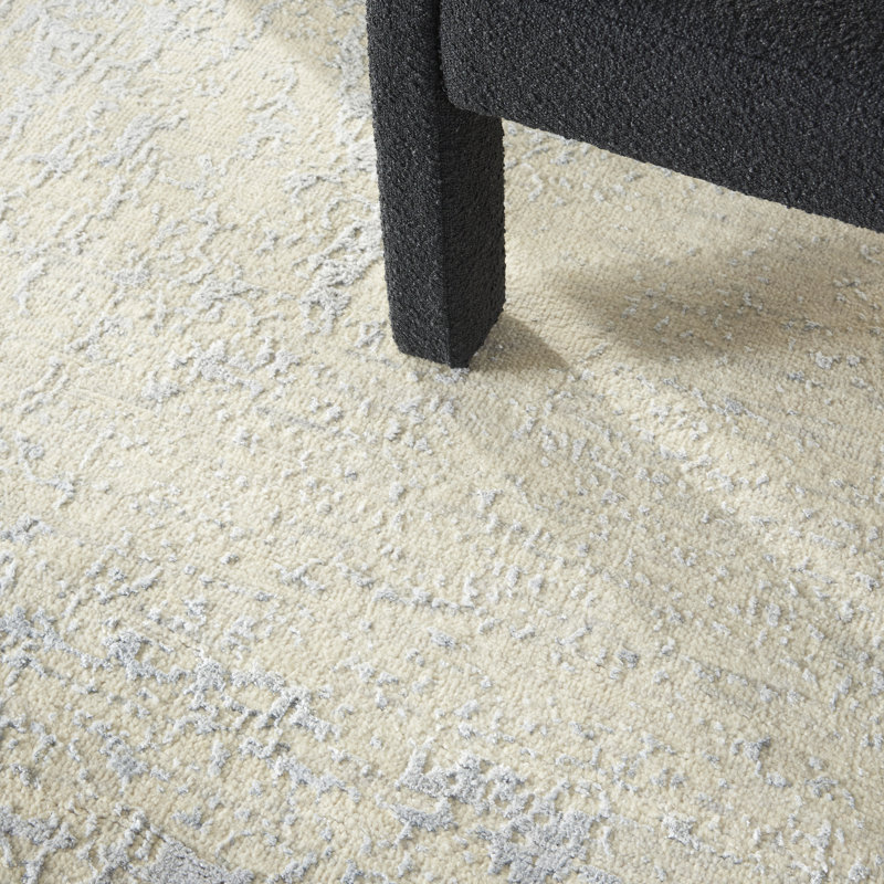 Rectangle Abstract Hand Woven Area Rug, Rectangle 9'9" x 13'9"