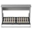 Lit escamotable simple avec armoire, lit escamotable mural compact pour les petites chambres, gris-520060188