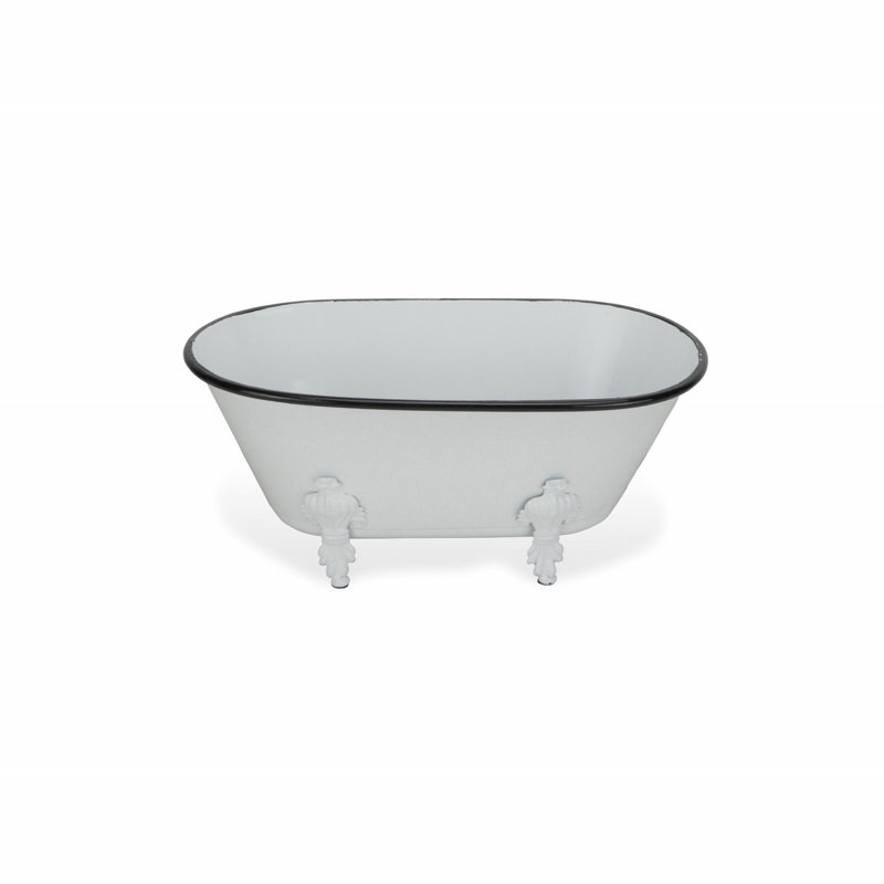 Swanner Decorative Object, White, 5" H x 12" W x 6.5" D