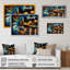 «Chicago River View in the Fall II», reproduction sur toile-86829033-86829034