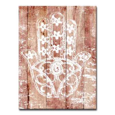" Hamsa Hand I " Graphic Art Print