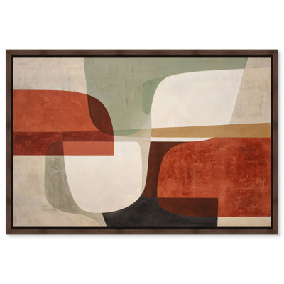 «Rust Forms III», impression sur toile encadrée par Art Remedy, cadre blanc, 15 x 10