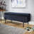 Avdain 110cm Wide Velvet Rectangle No Pattern Standard Ottoman with Storage-1058909494