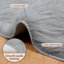 Solid Colour Standard Area Rug-1221323202