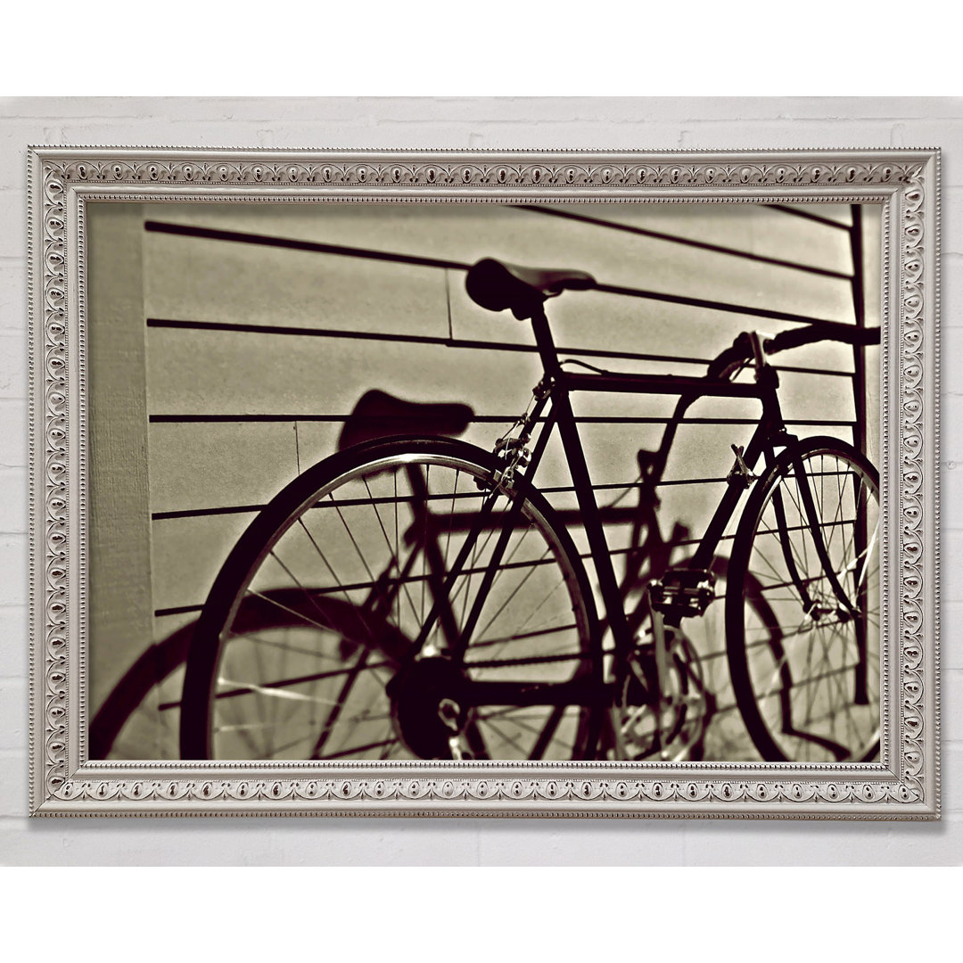 Vintage Schwinn Bike - Einzelne Bilderrahmen Kunstdrucke