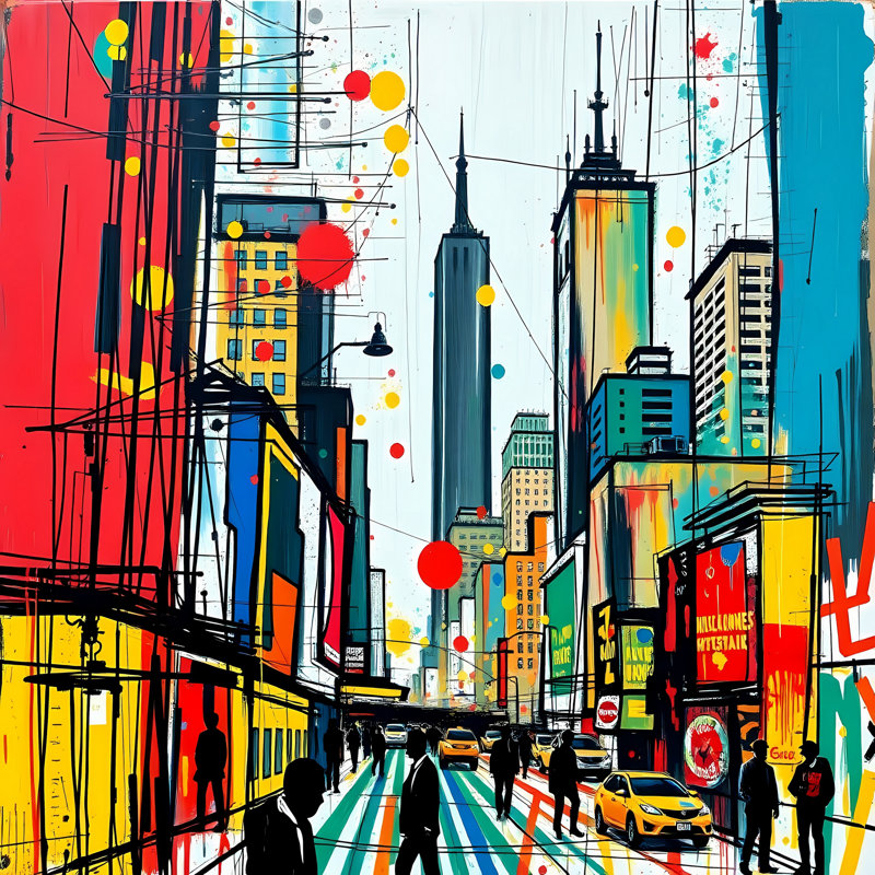 Morning Business, 42" H x 42" W