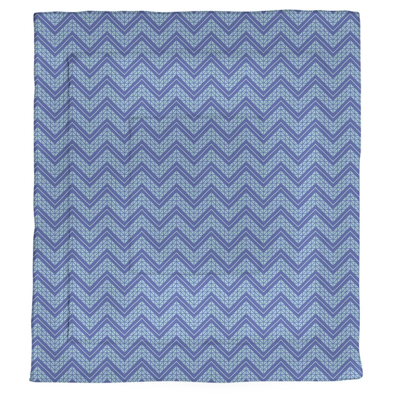 Édredon simple en microfibre Rhonda Cheval, Édredon grand, Bleu / bleu sarcelle