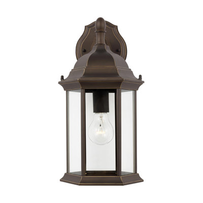 Sevier Medium One Light Downlight Outdoor Wall Lantern from Generation Lighting 