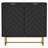 Laurens Manufactured Wood and Metal Accent Cabinet with Adjustable Shelves-1633582337
