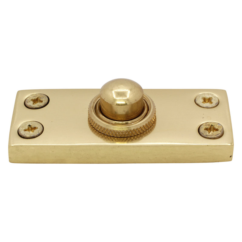 Bouton de porte en laiton, Laiton poli