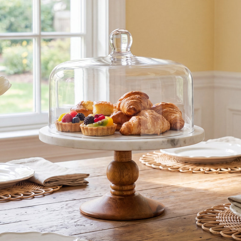 Vanderpool Wood Cake Stand