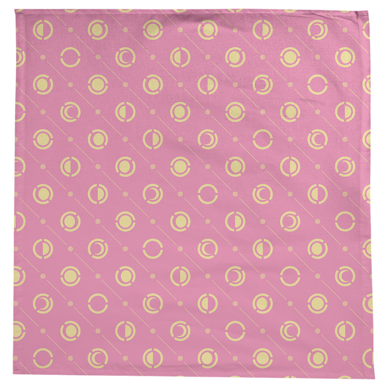 Nappe des phases de lune classiques, Rose/jaune