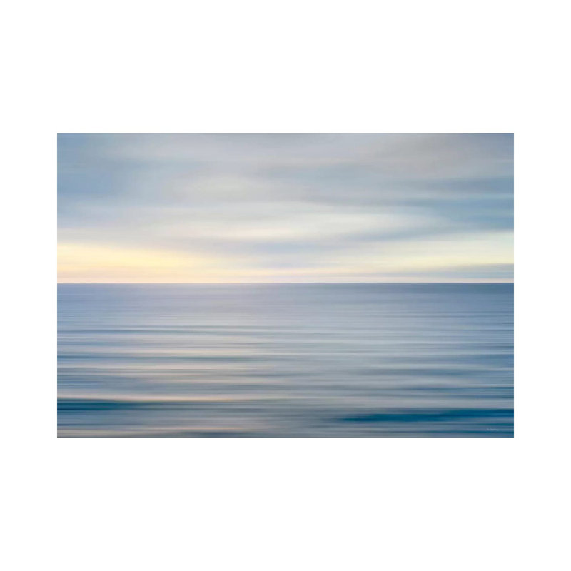 On The Horizon II, No Border by Alan Majchrowicz - Wrapped Canvas Painting, 20.32 cm H x 30.48 cm W