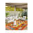 Machine Washable Multicolor Scandinavian Pattern Vintage Decorative Woven Base Rug-46360868