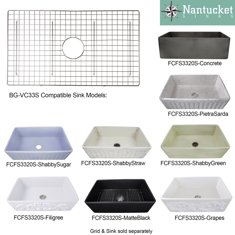 Vineyard 33'' L Farmhouse Single Basin Kitchen Sink