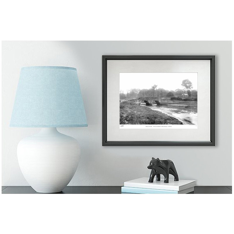 Melton, Wilford Bridge 1898 by Francis Frith - Single Picture Frame Print, 45cm H x 60cm W x 2.3cm D