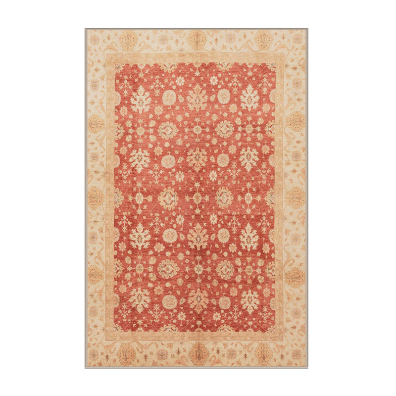 Tapis décoratif multicolore à motif abstrait, Rectangle 3 pi x 5 pi