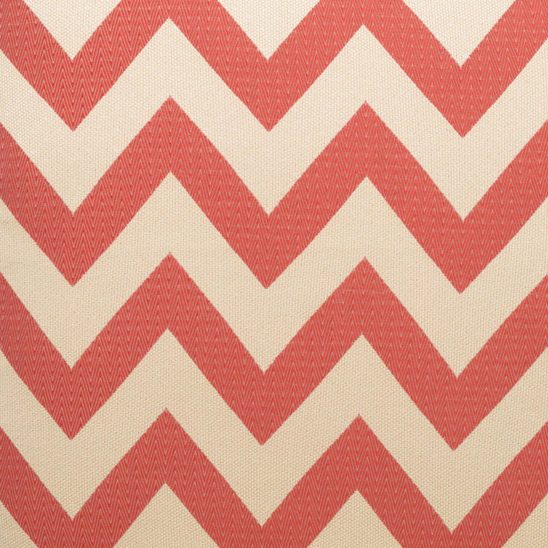 Chevron Pillow Cover & Insert, Red, Square 24"