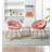 Kendleton Velvet Accent Chair with Gold Metal Legs-1902777243