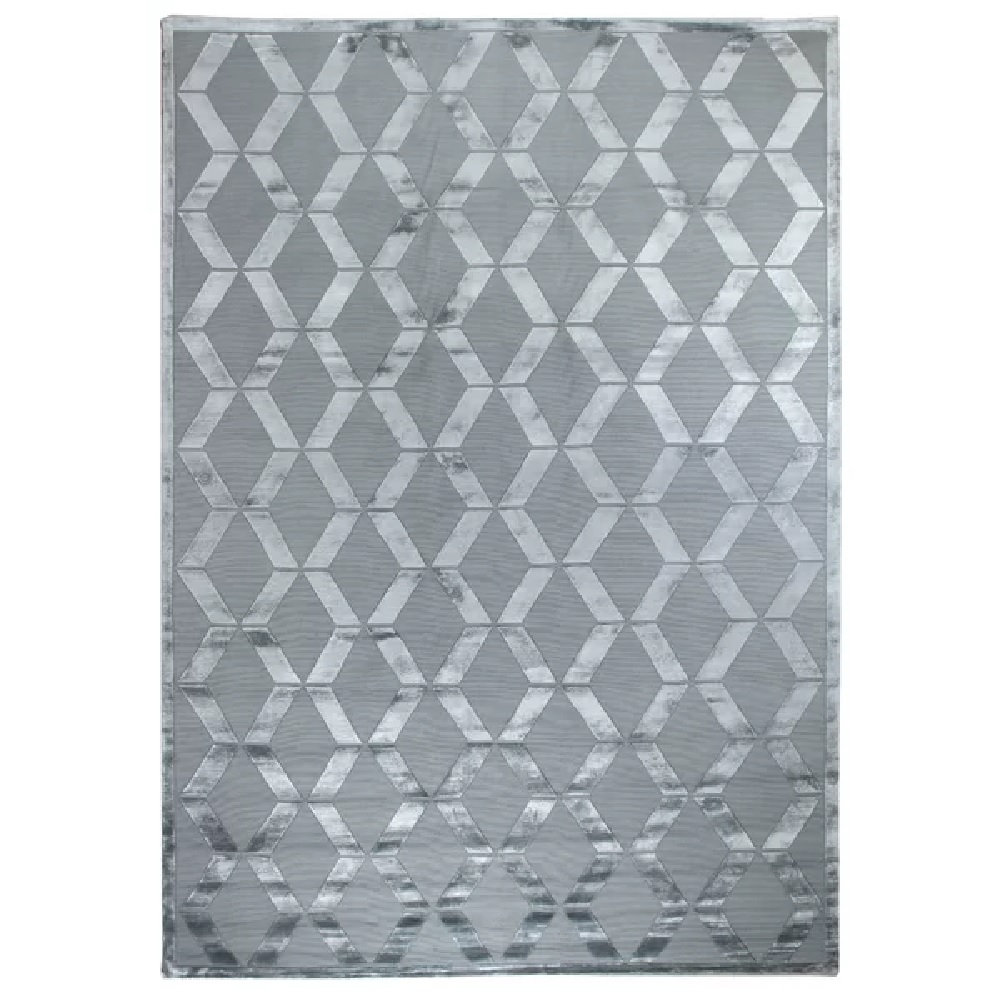 Metro-Velvet Geometric Indoor Rug EXQUISITE RUGS Rug 